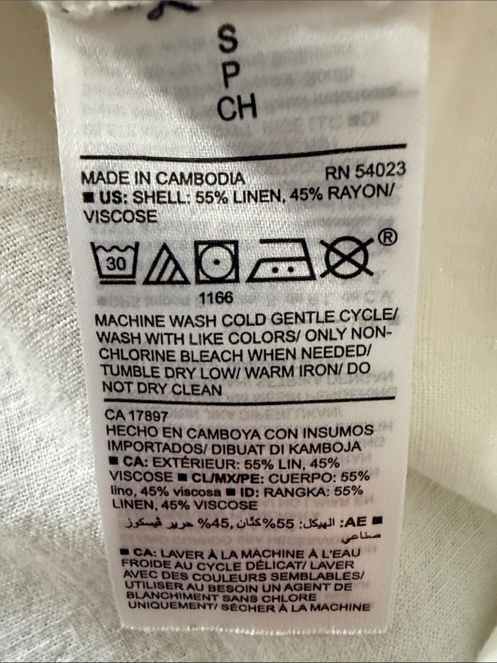 Old Navy Off White Linen end V Neck Tunic Top Small - Picture 8 of 8